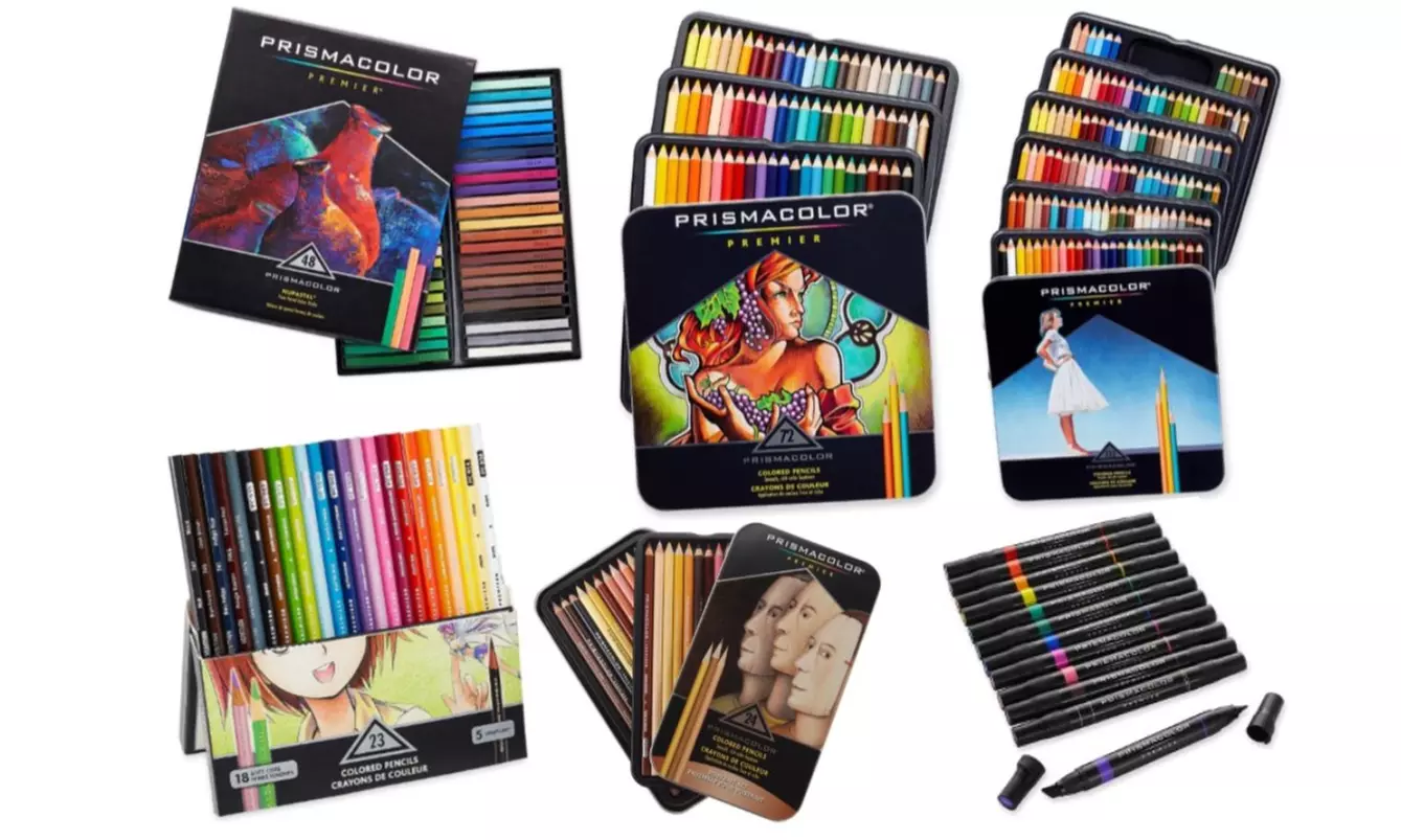 Prismacolor Premier Colored Pencils, Pastels, or Art Markers Set - Primary Image