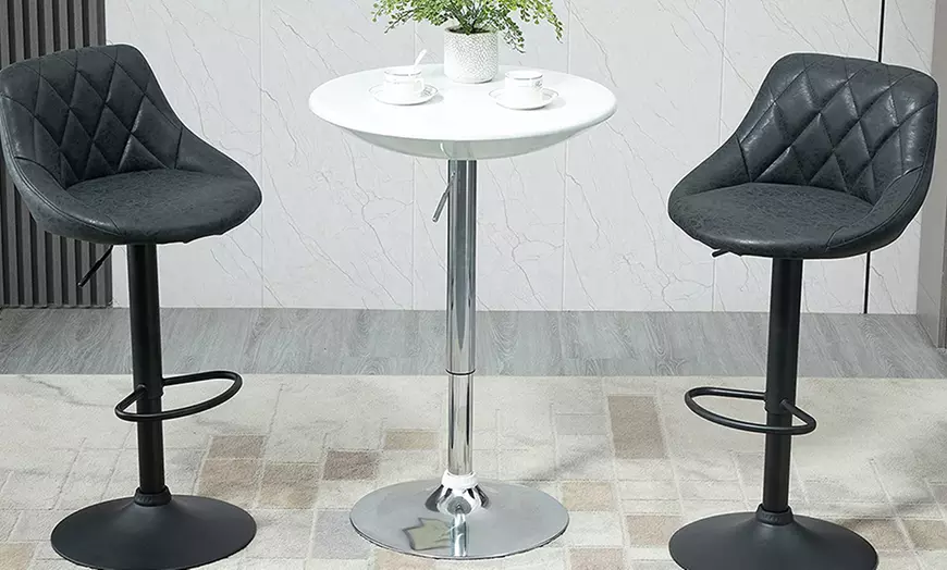 Image 6: HomCom Bar Table