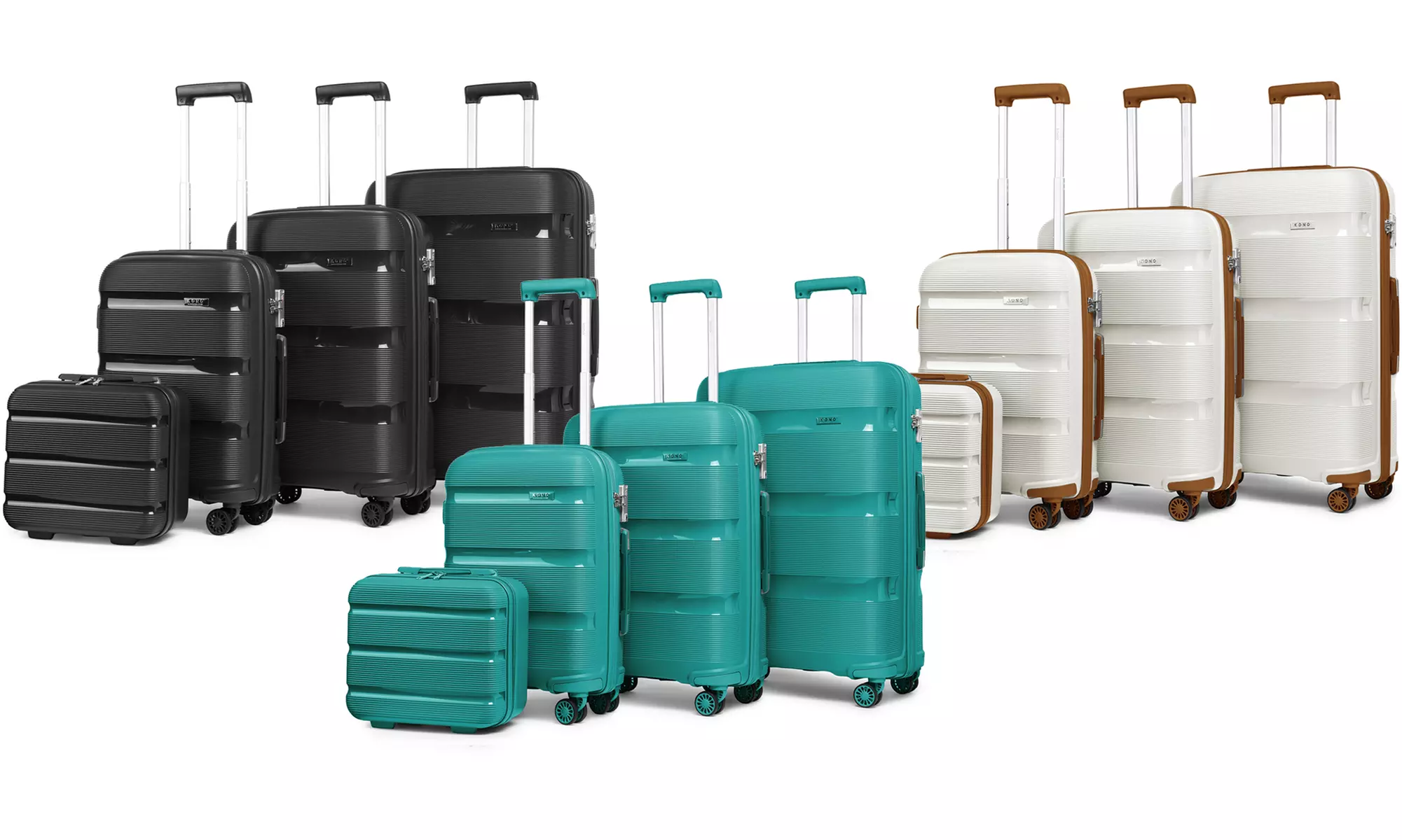 1, 3 ou 4 valises rigides avec serrure TSA dans la couleur de votre choix, frais de port inclus - Primary Image