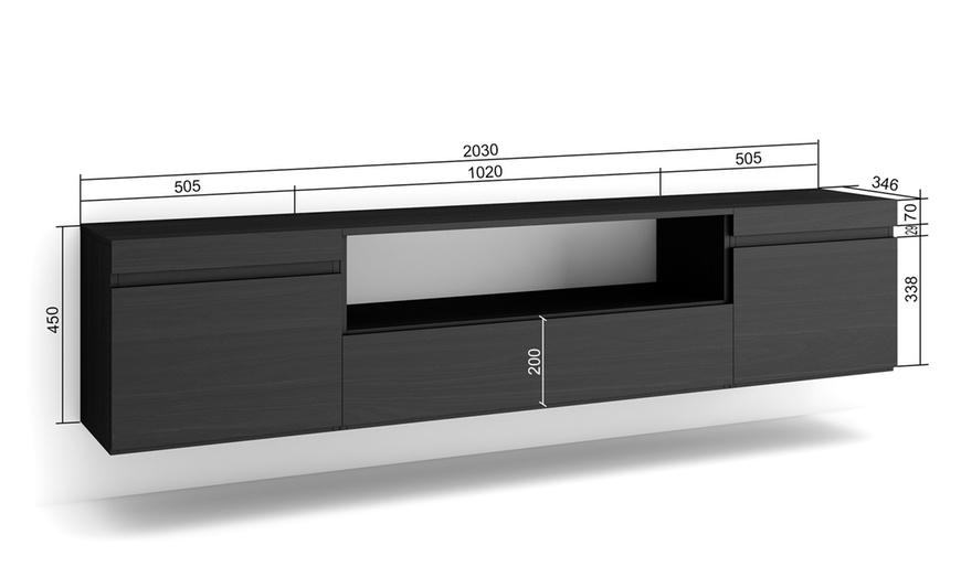 Image 5: Module TV style industriel 