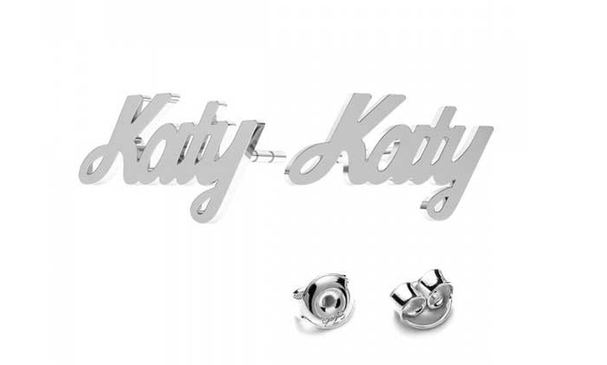 Image 2: Personalized Earrings