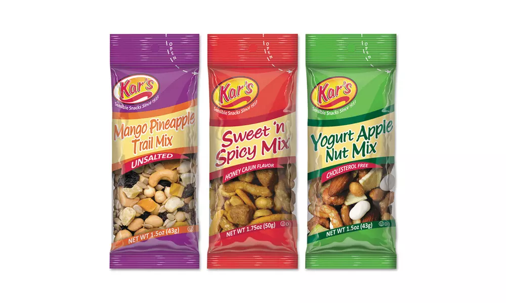 Kar's Trail Mix Variety Pack Assorted Flavors (24-Packets) - Primary Image