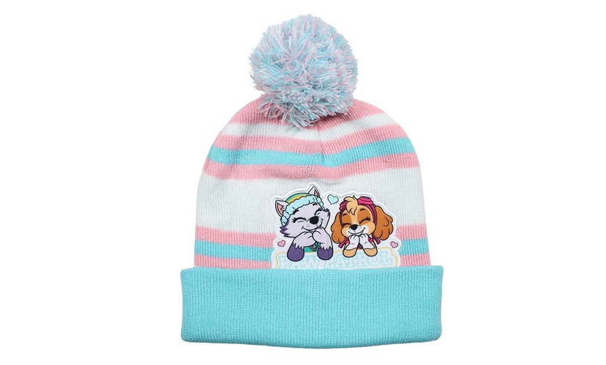 Image 34: Ensemble bonnet, gant, tour de cou Lilo & Stitch, Paw Patrol ou Minnie