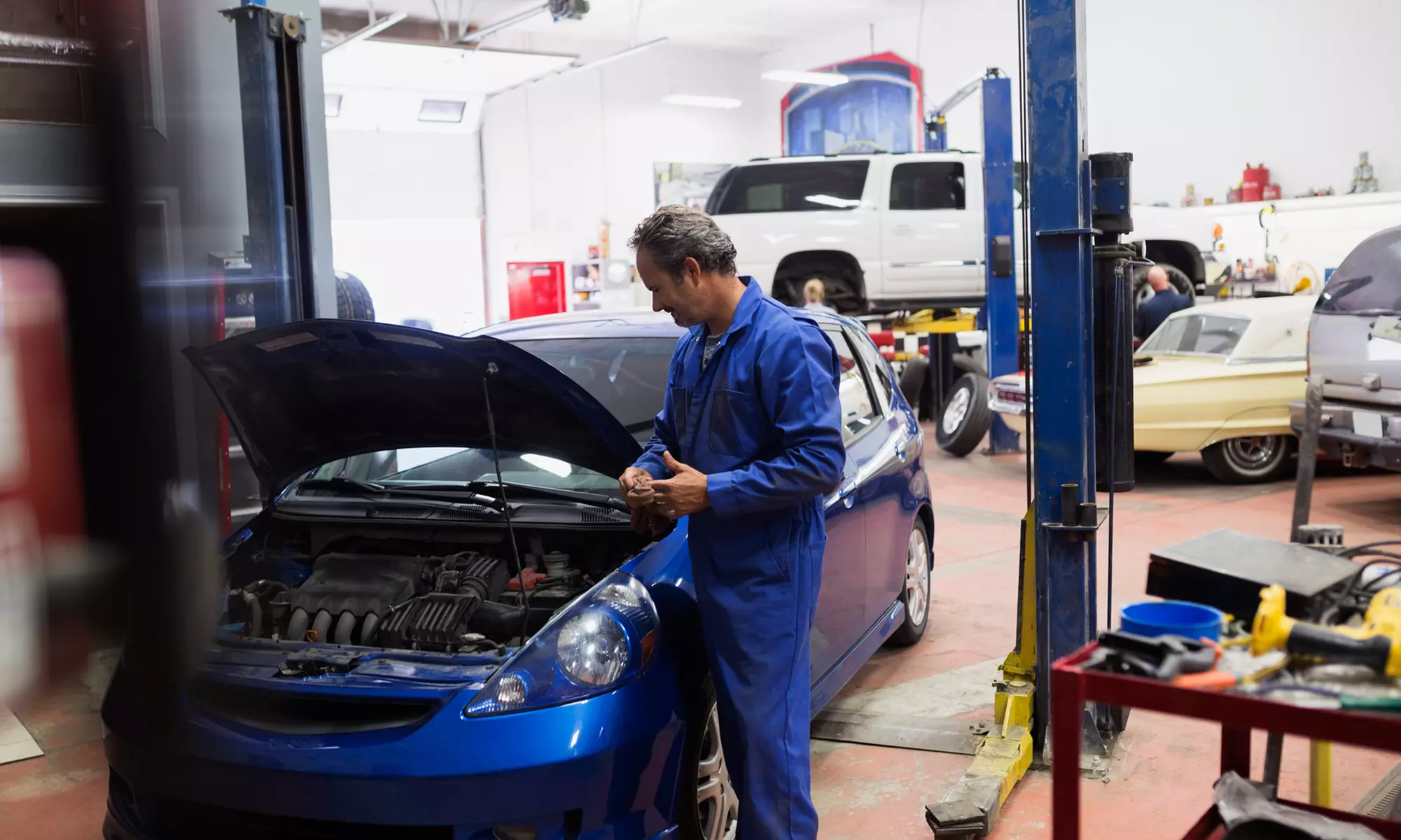 Synthetic or Full Synthetic Oil Change & Filter Replacement at Car Tech (Up to 55% Off) - Primary Image