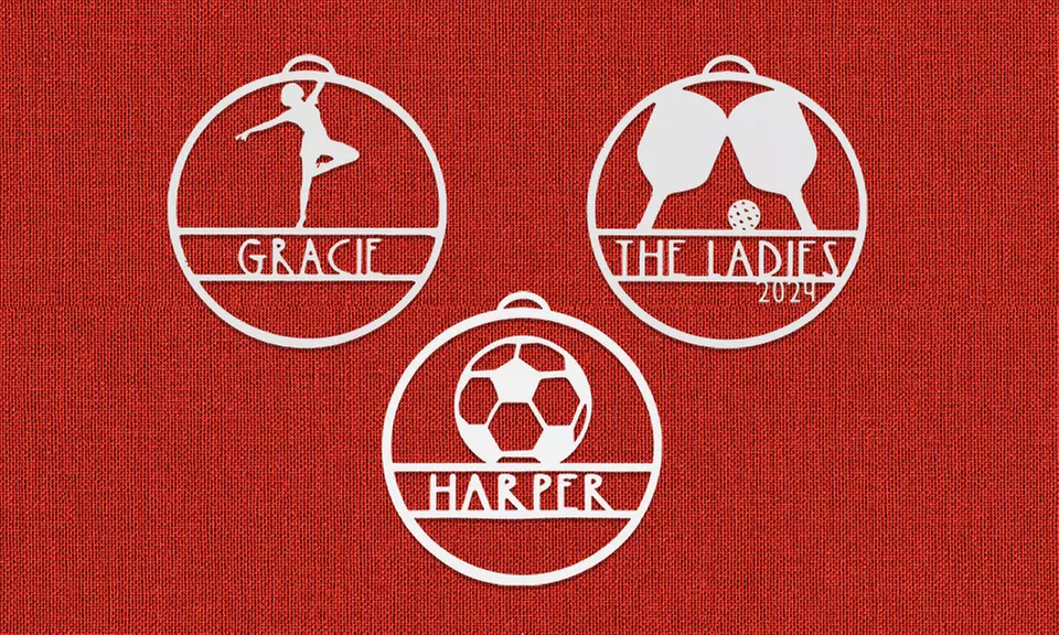 Get a Custom Sports Theme Christmas Ornament for Your Tree