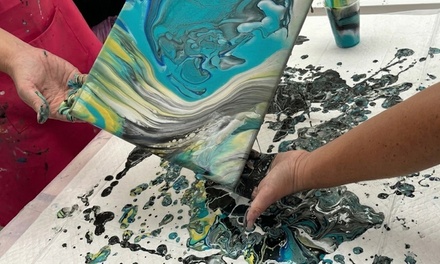 Paint with Mom - Fluid Art for 2 people - ARCHES Art Adventures