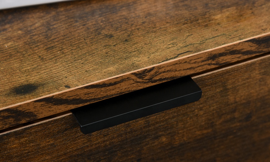 Image 14: HOMCOM Three Drawer Chest of Drawers