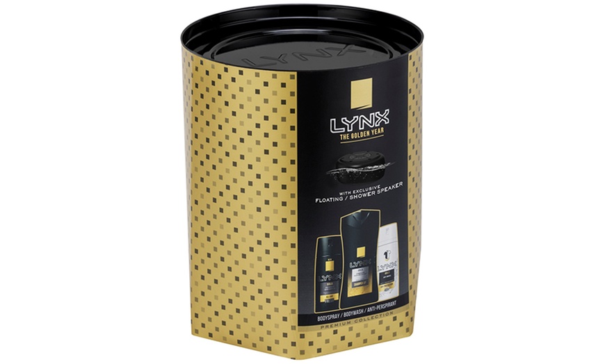 Image 8: Lynx Gold Shower and Speaker Set