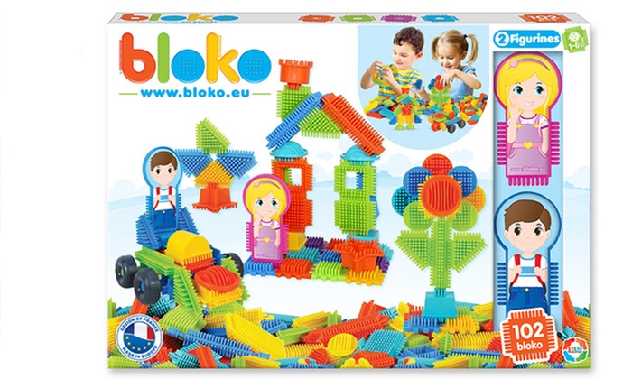 Jusqu Box Construction Figurines Bloko Groupon