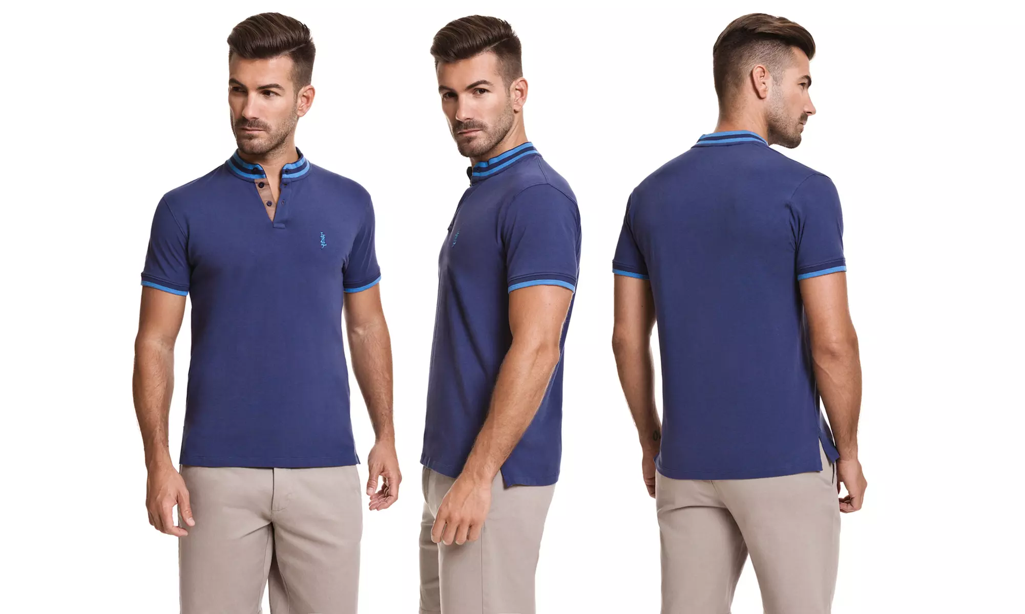 Polo de manga corta para hombre Javier Larráinzar - Primary Image