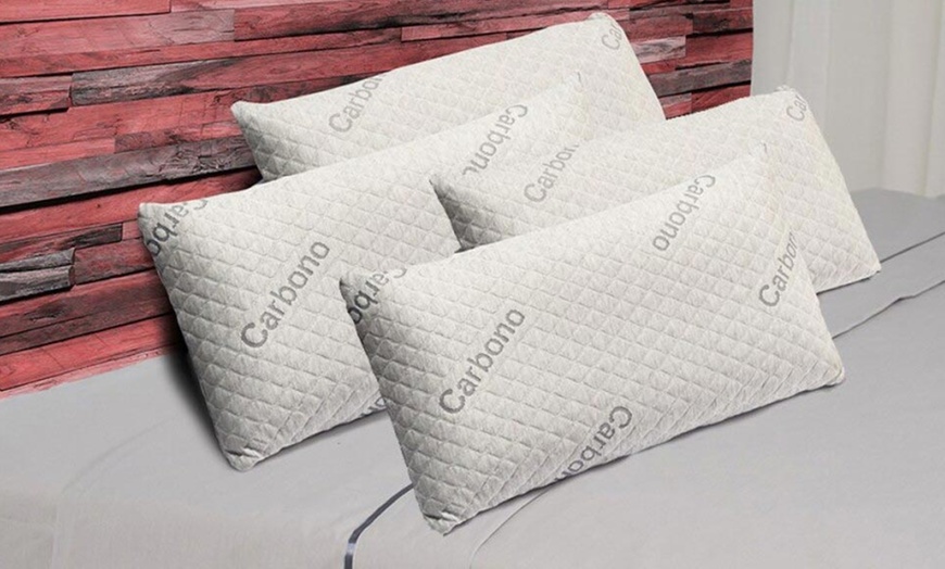 Image 4: Pack de almohadas viscoelásticas con partículas de carbono