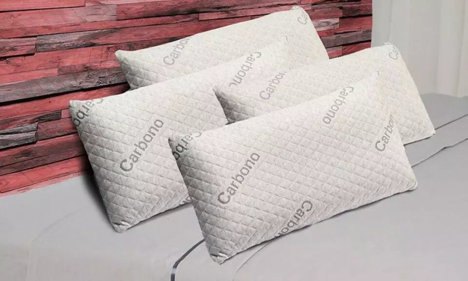 Pack de almohadas viscoelásticas con partículas de carbono