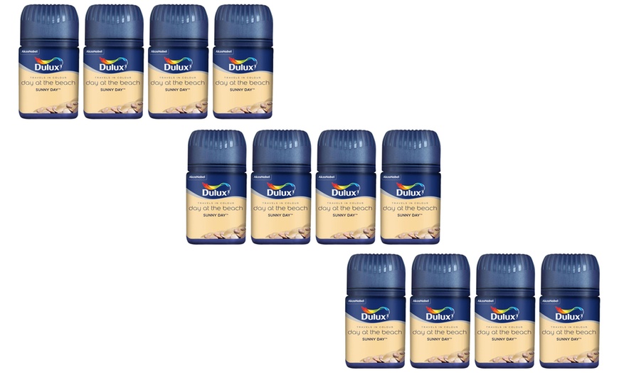 Image 2: 12 Dulux Paint Colour Testers Set