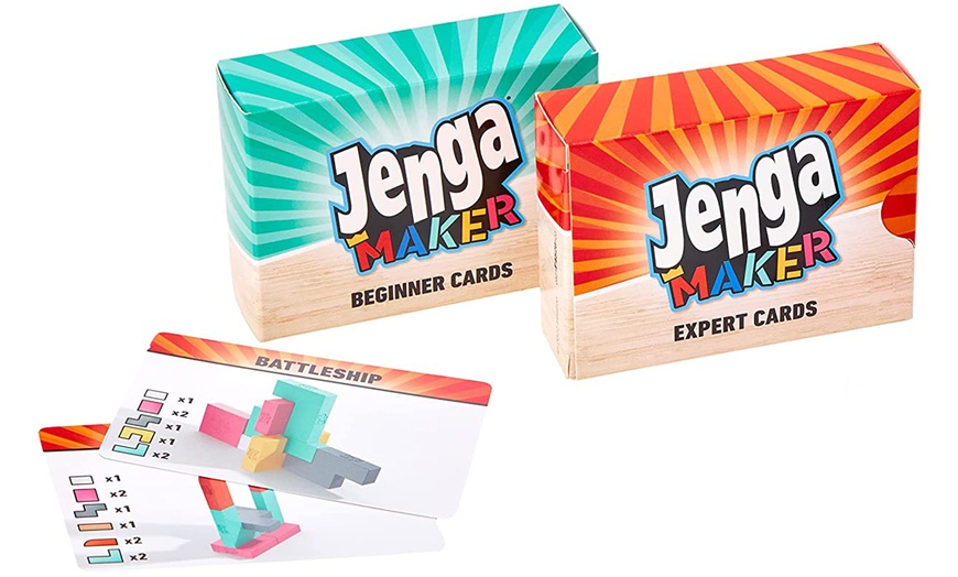 Image 2: Hasbro Games Jenga Maker