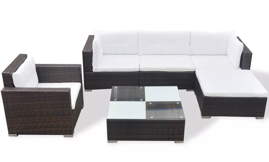 Image 24: Tuinset poly rattan