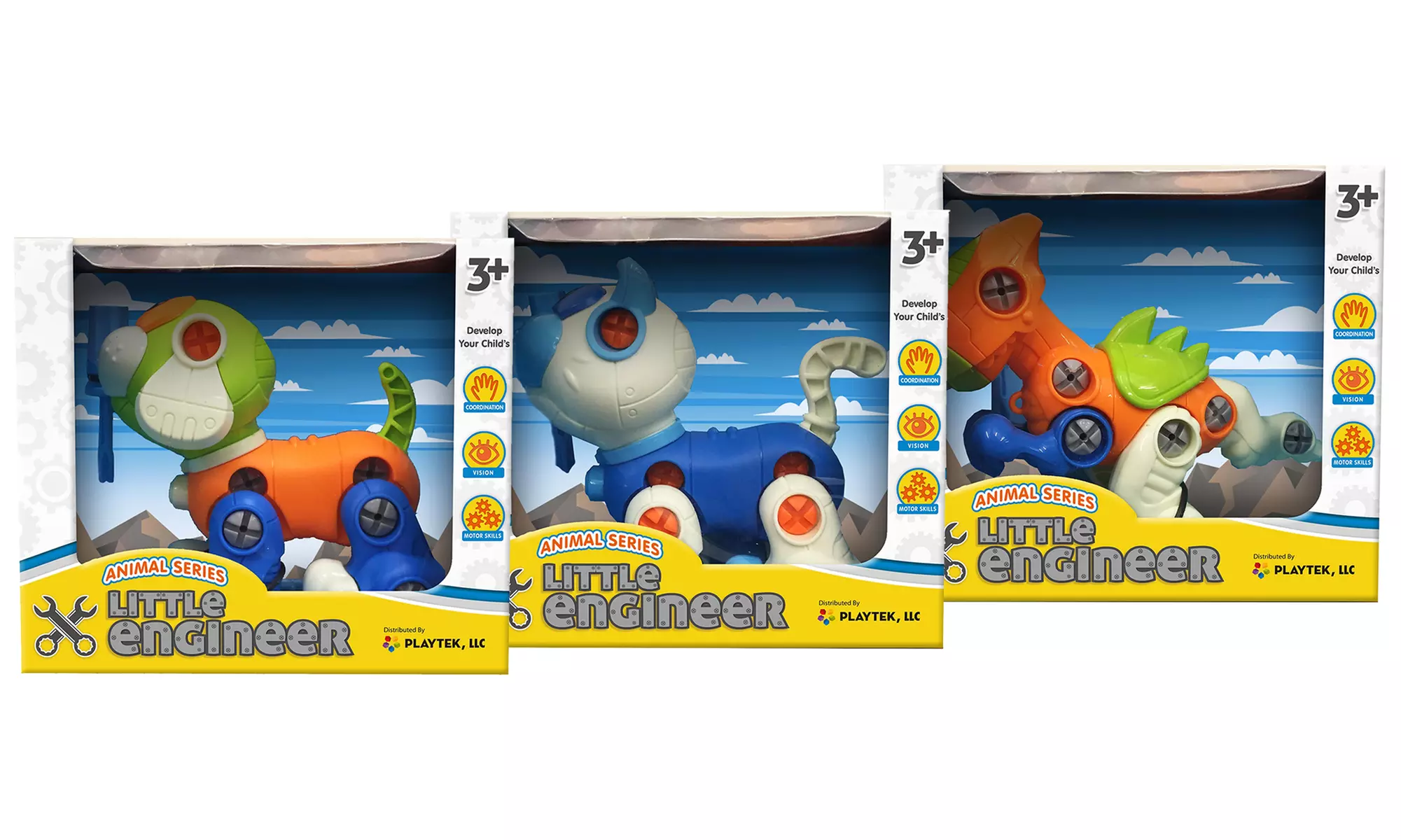 Playtek Little Engineer Kids' Creative DIY Animal Series - Primary Image