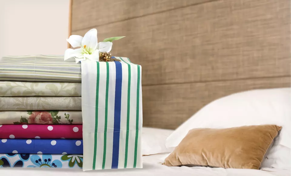 Castle Hill 300TC Printed Sheet Set (Up to 65% Off). Multiple Sizes and Prints. Free Shipping and Returns. - Primary Image