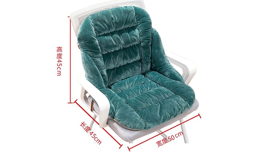 Image 17: Winter Warm Seat Cushion Backrest
