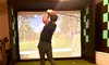 Perfect Your Game with 1 or 2 Hrs Golf Simulator Rental with Optional 1 Hr Golf Lesson  (Up to 55% Off)