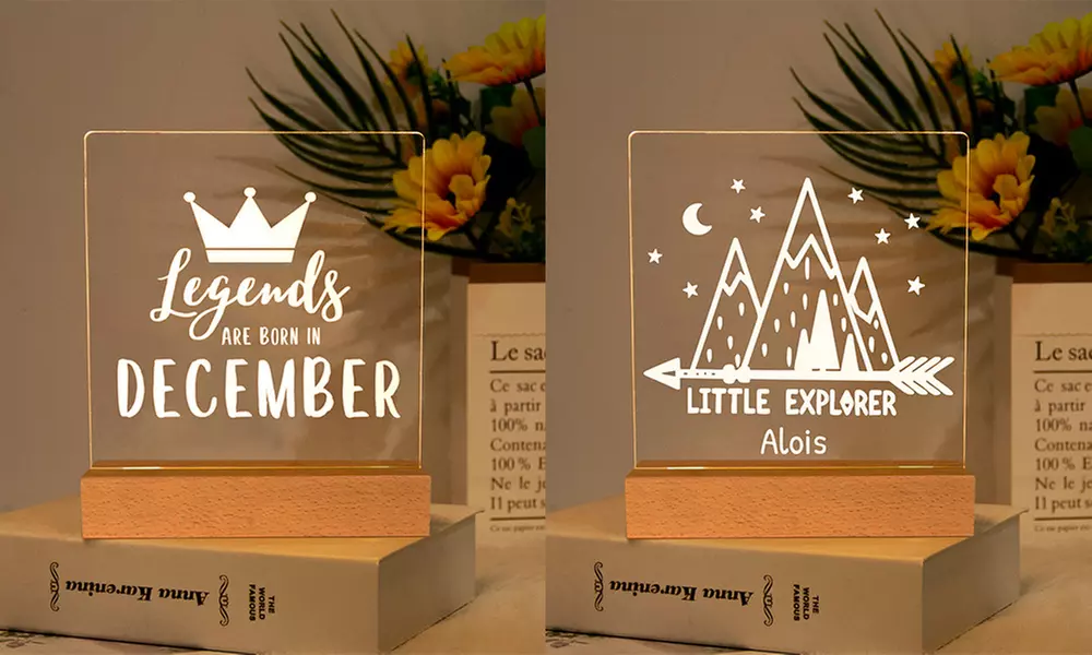 Personalisiertes Nachtlicht