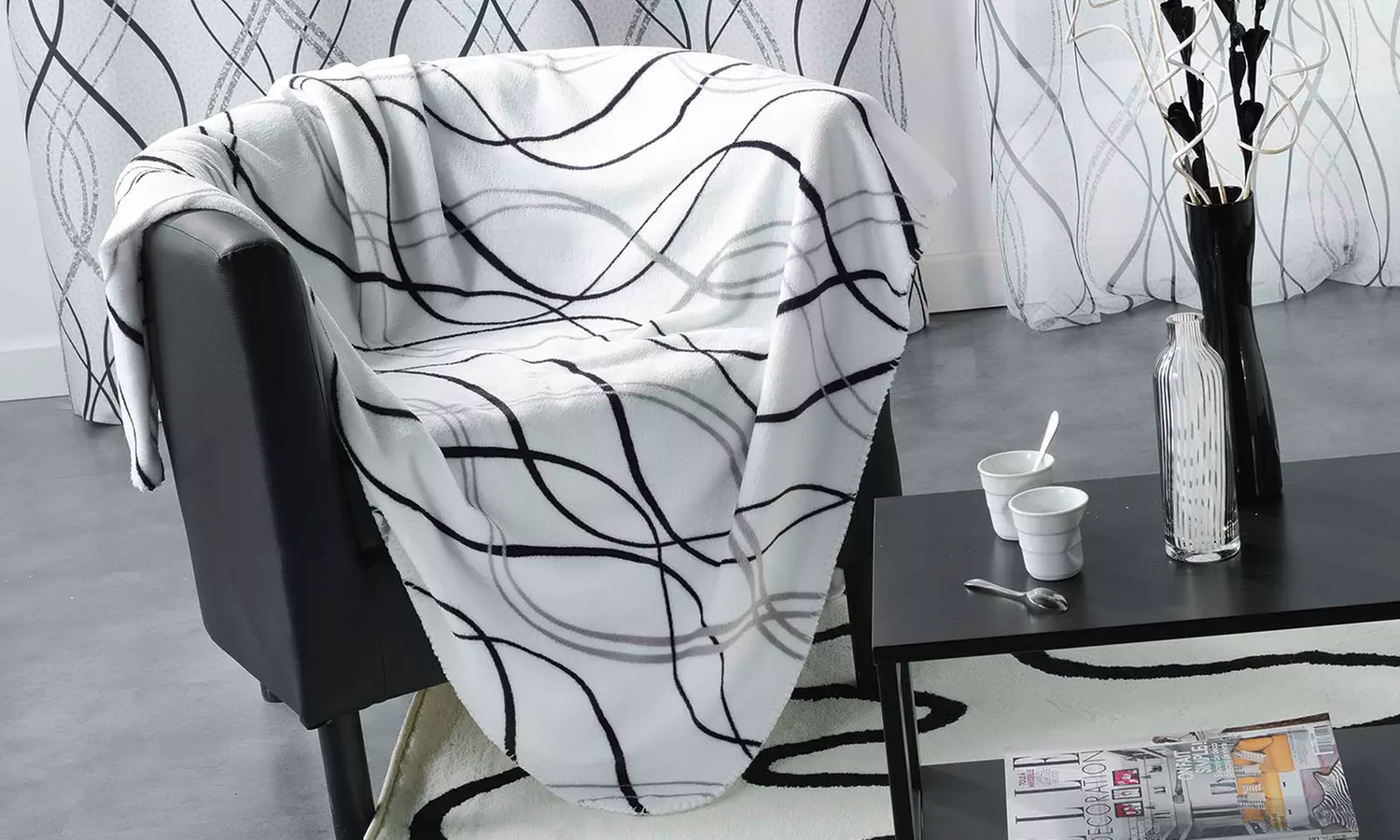 Plaids imprimés de la marque Douceur d'Intérieur - Second Medium