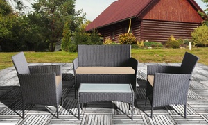 Four-Piece Rattan Furniture Set