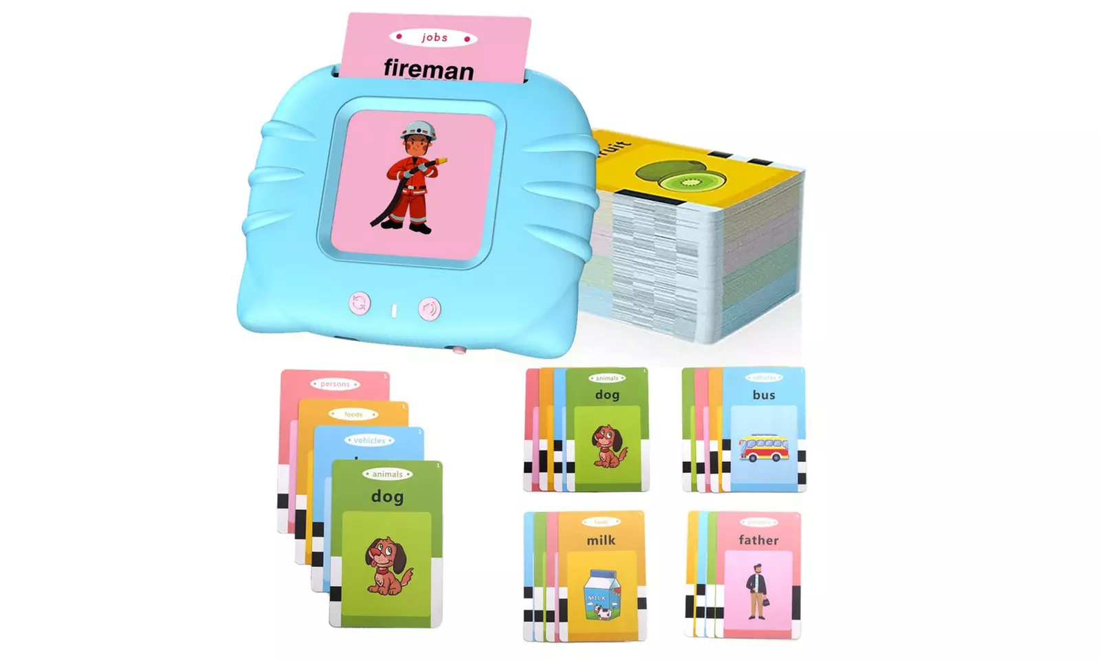 Talking Flash Cards Early Educational Toys with 224 Words