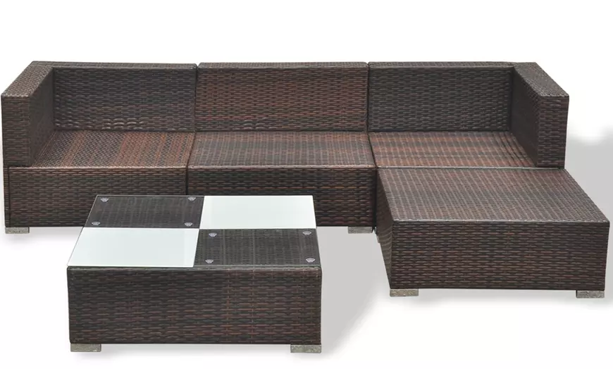 Image 6: Tuinset poly rattan