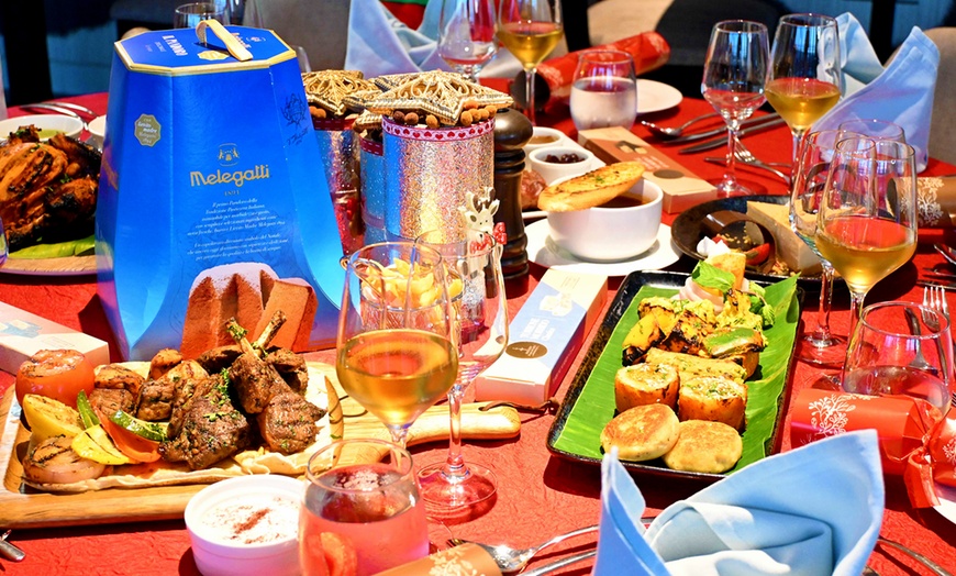 Image 3: Christmas Eve Celebration Buffet with Soft Beverages & Festive Décor 