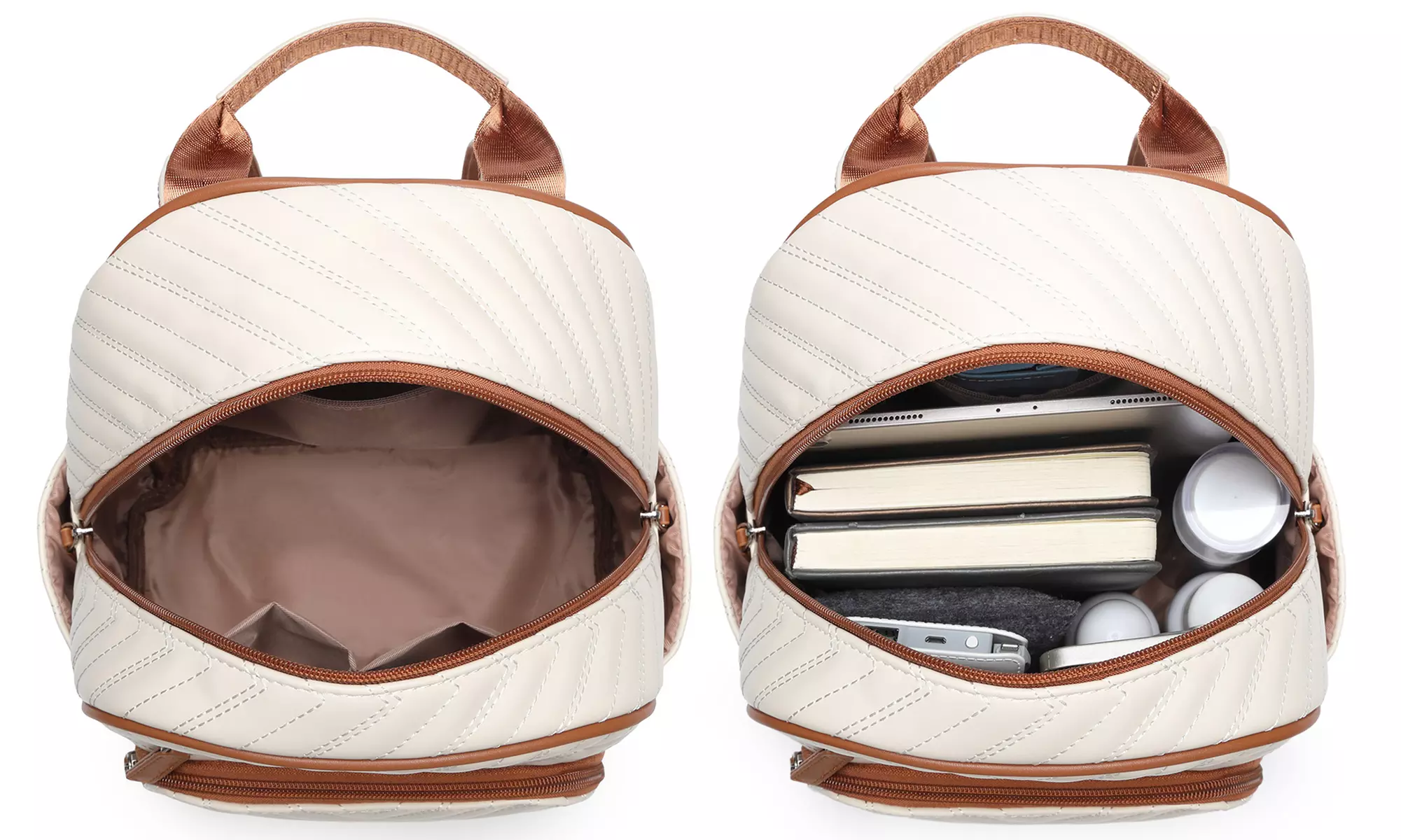 Sac à dos en cuir PU décontracté et chic