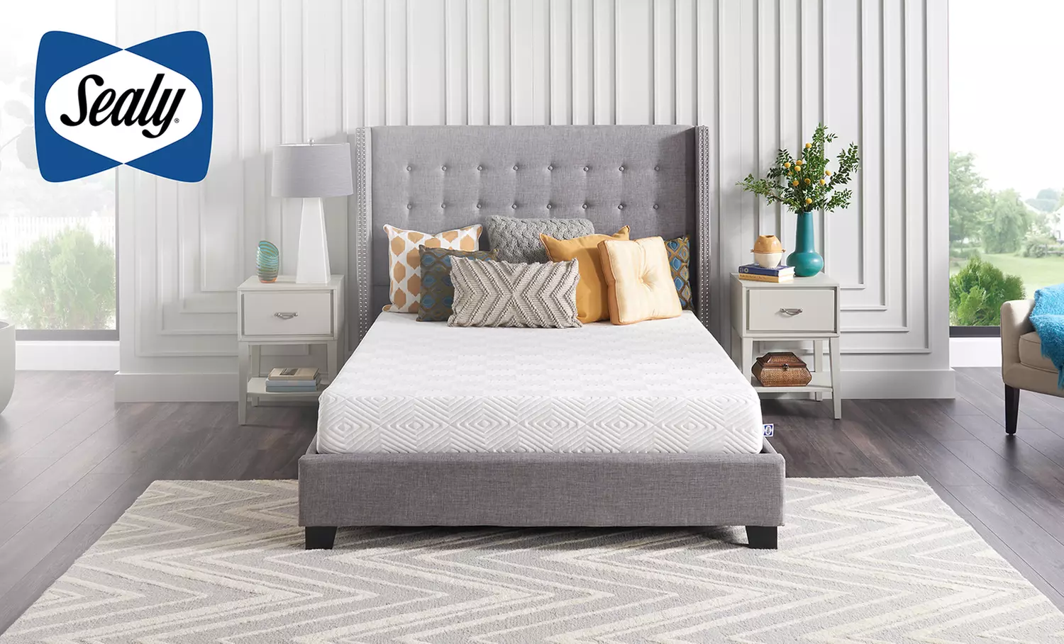 Sealy 8" Medium Memory-Foam Bed in a Box - Primary Image