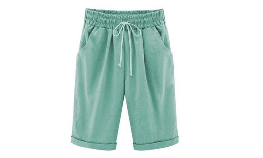 Image 9: Linen Short Pants