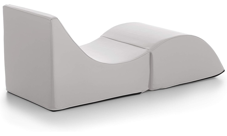 Image 4: Puf chaise longue convertible