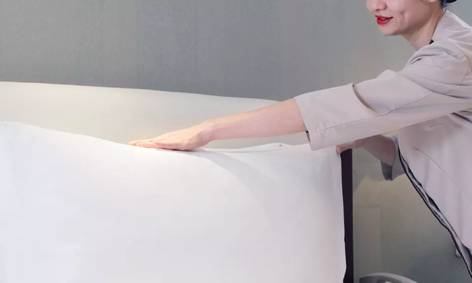 British Hotel Premium Cotton Damask Duvet Cover Set (2- or 3-Piece) - Second Medium