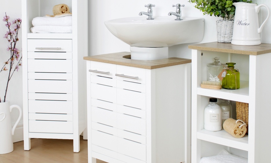 Image 1: Eden Bathroom Cabinet Range