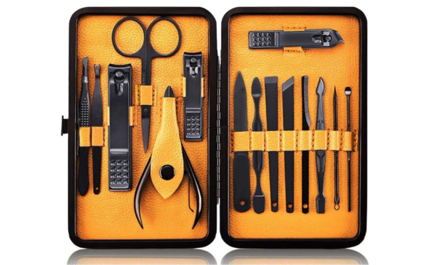 Image 2: 15-Piece Men's Grooming Tools Kit