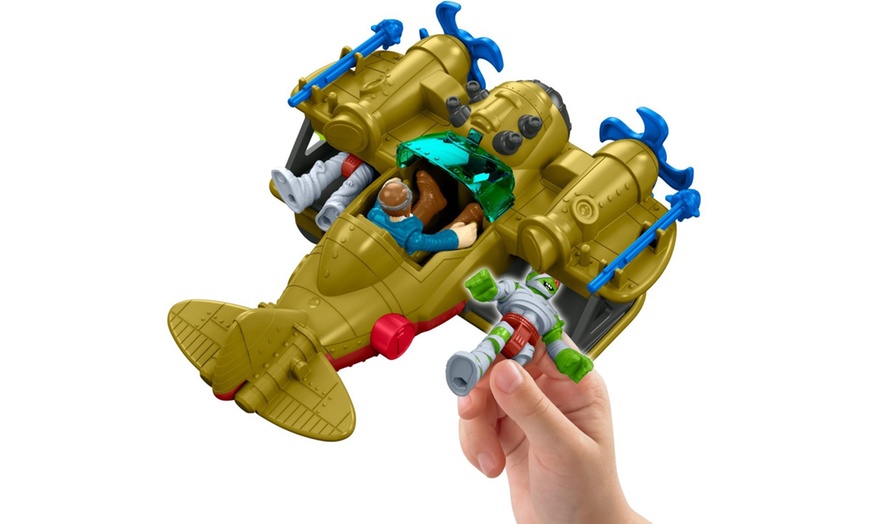 Image 2: Fisher-Price Imaginext Plane Toy