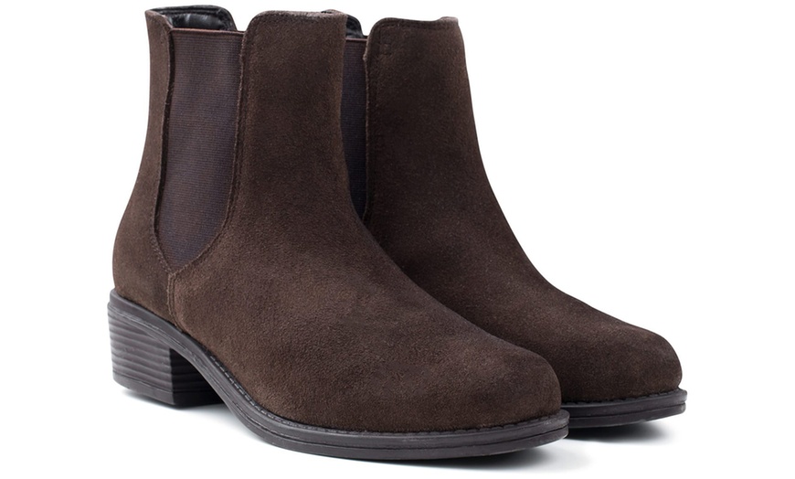 Image 9: Redfoot Suede Chelsea Boots