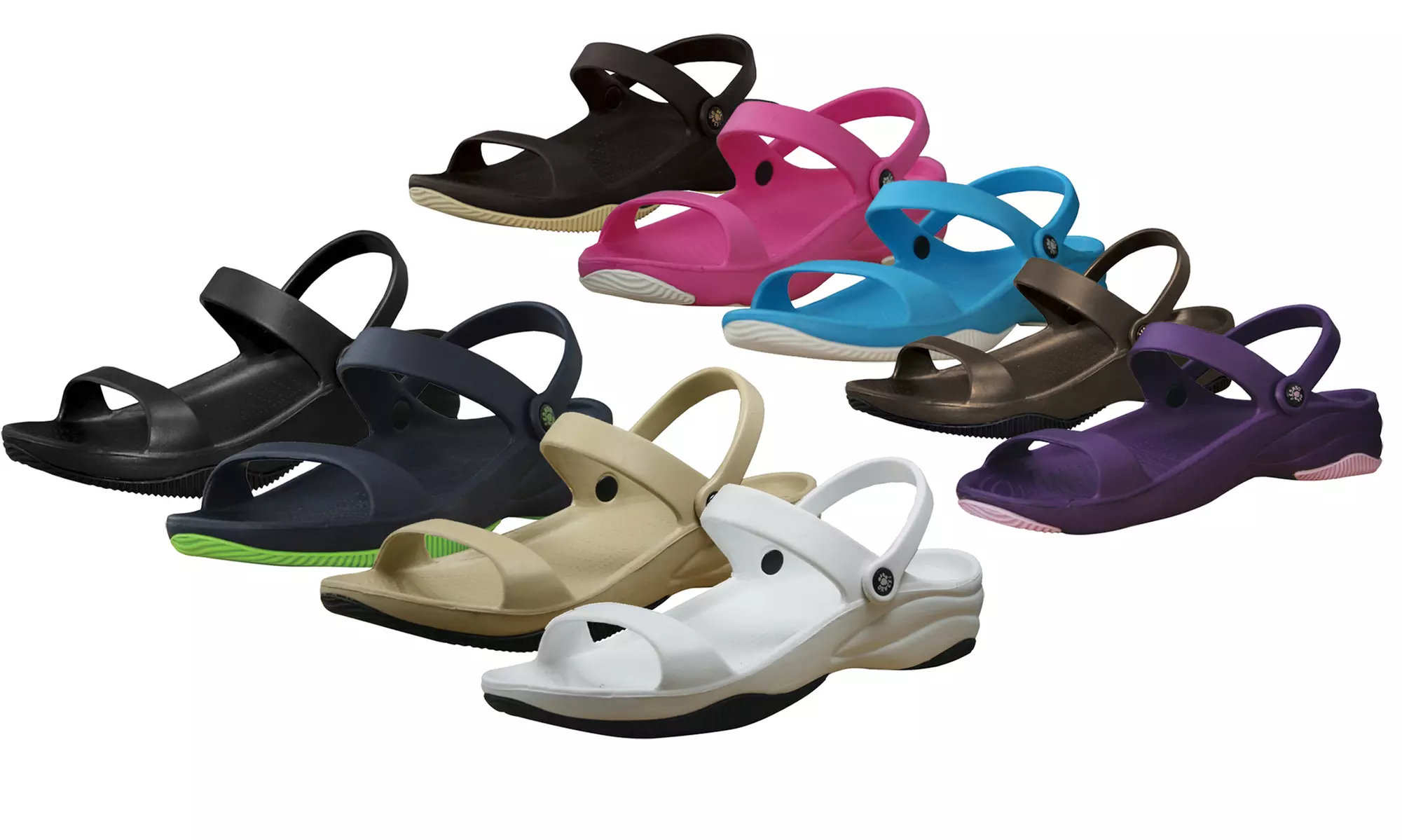 DAWGS Women's 3-Strap Sandals - Primary Image