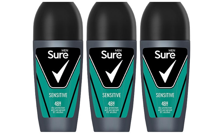 Image 6: Sure Men Anti-Perspirant Roll On Deo Original or Sensitive 50ml