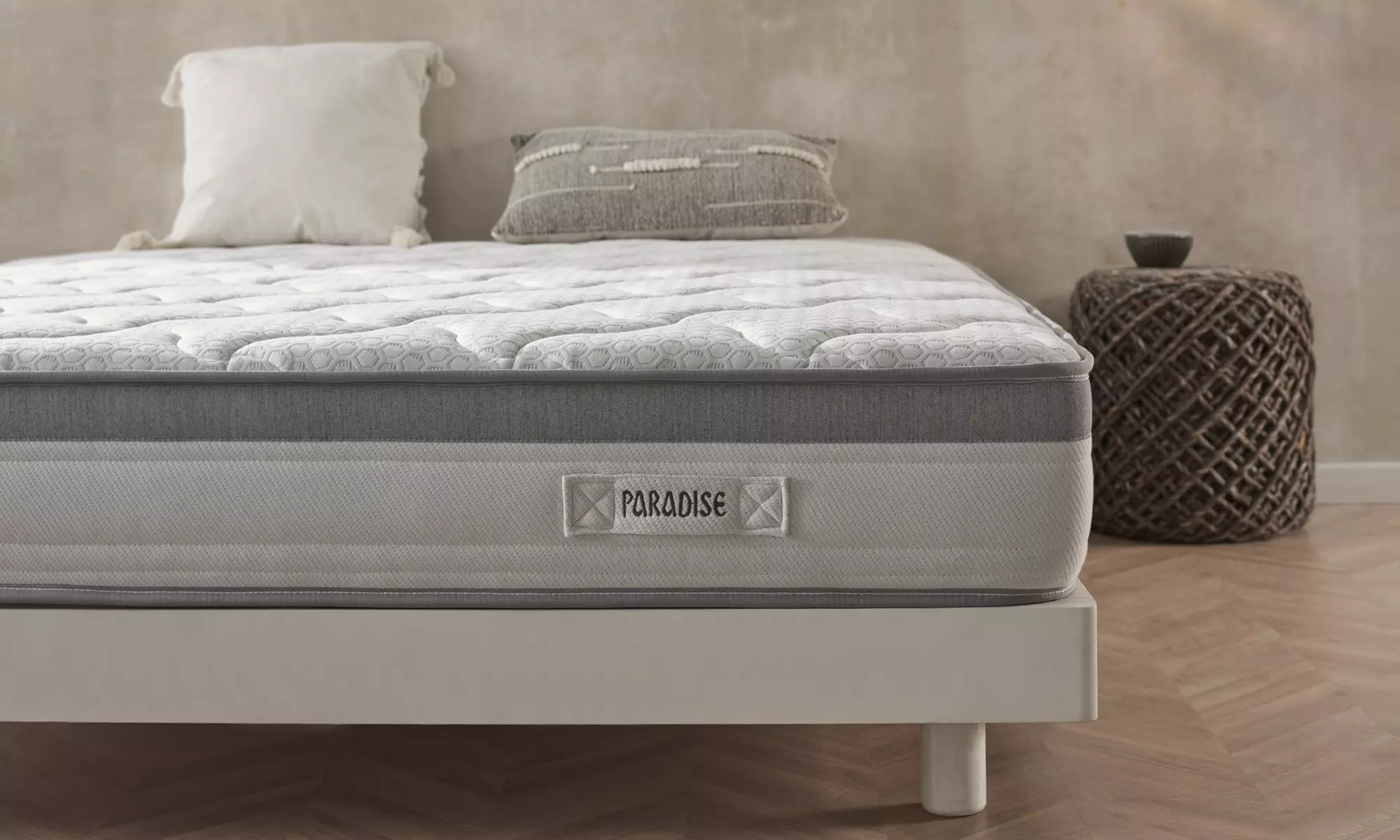 Colchón de muelles ensacados Paradise con viscogel