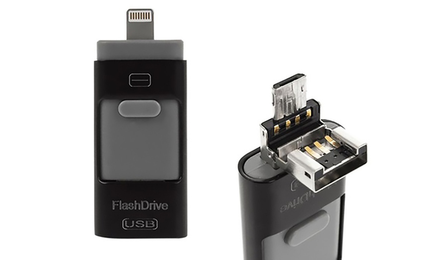 Image 14: 3-in-1 Lightning USB Flash Drive