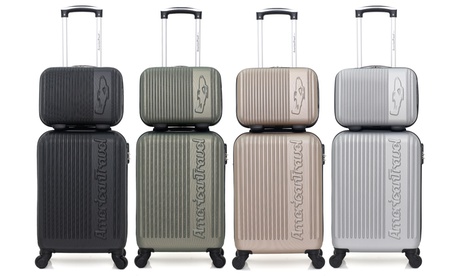 Set d'un vanity et une valise cabine Nashville-h de la marque American Travel