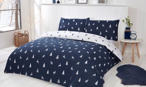 Pieridae Stag Brushed Cotton Duvet Set 