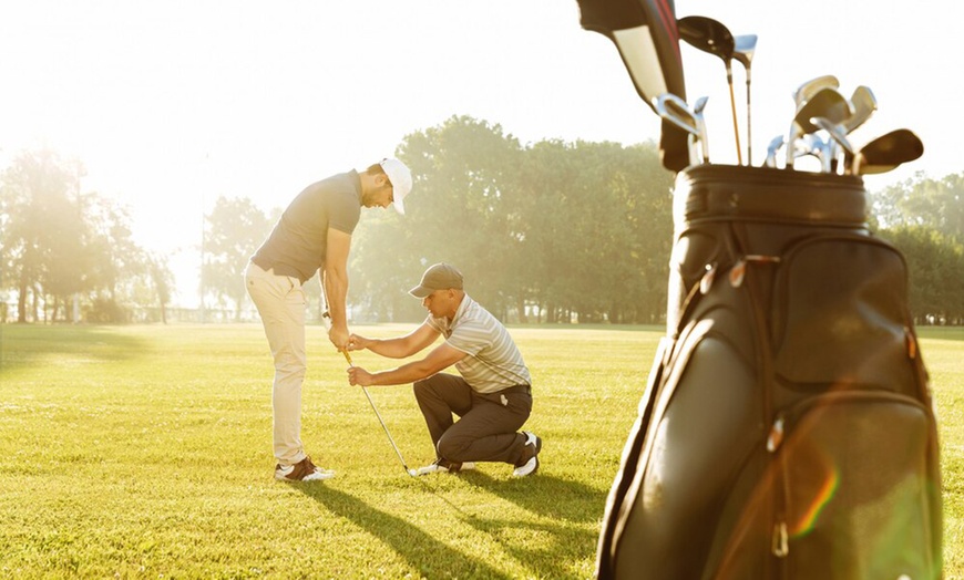 Image 1: 1 or 3 One-Hour Golf Lesson w/ PGA Professional Plus Optional 18 Holes