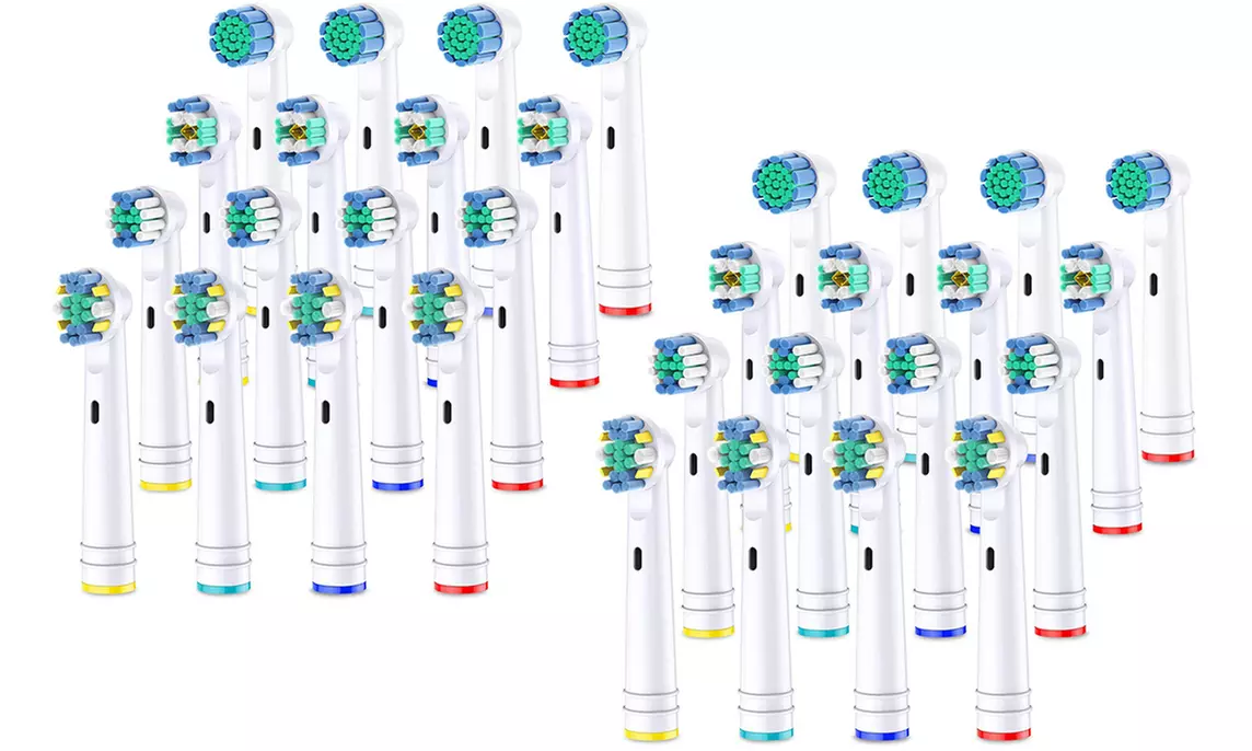 16 ou 32 têtes de brosse à dents compatible Oral-B - Second Medium