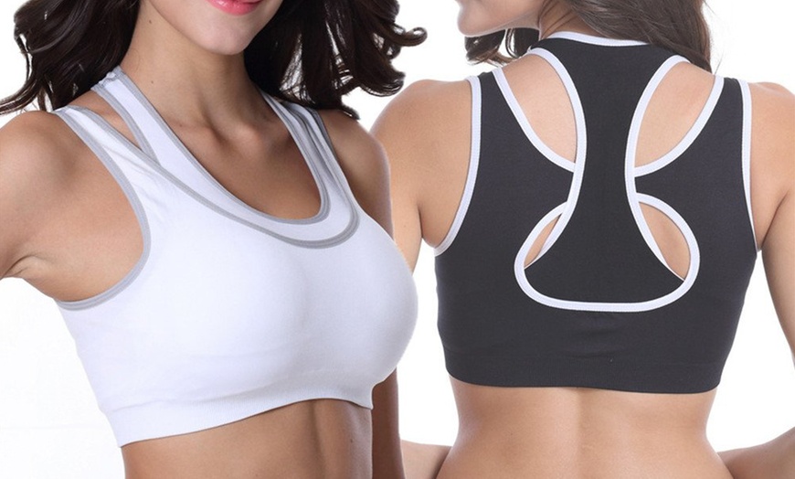 Image 5: Double Strap Sports Bra