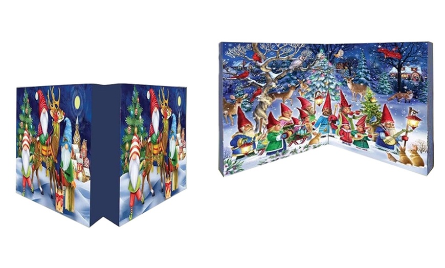 Image 2: Christmas Gnome Advent Calendar with 24 Figurines