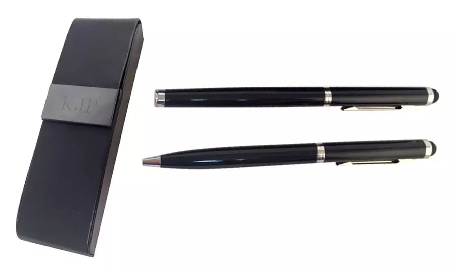 One or Two Custom-Engraved Noir Pen Sets from Creative Gifts Direct (Up to 52% Off) - Primary Image