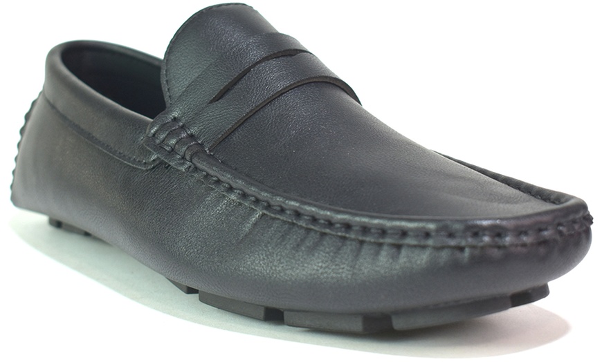 Image 18: Leather Slip-On Shoes